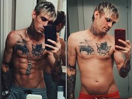 Aaron carter first revealed that he was dating melanie martin in january. Aaron Carter Shows Off Weight Gain After Rehab People Com