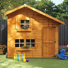 Plus, spending time climbing, running, and jumping around an outdoor playhouse helps to develop muscle strength and coordination in children. Mercia 8 X 6 Ft Timber Double Storey Playhouse Wickes Co Uk