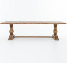 Natural Reclaimed Wood Trestle Dining Table 87 Dining Table Trestle Dining Tables Solid Wood Dining Table