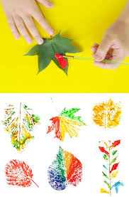 Leaf Painting In 2020 Leaf Crafts Autumn Leaves Craft Fall Crafts For Kids