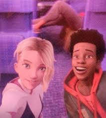 The security guard on duty nods at gwen and says. Miles Morales Gwen Stacy Spider Man Into The Spider Verse Miles Spiderman Miles Morales Spiderman Gwen Stacy