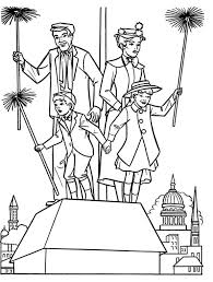 Mary Poppins Para Colorear