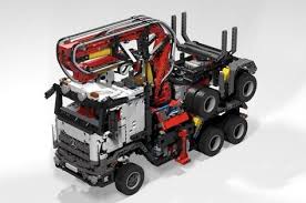 42043 Langholzlaster Long Timber Truck Lego Technic Truck Lego Truck Lego Wheels