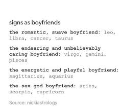 A cancer guy, like most men, is protective by nature. Zodiac Romance Signs As Boyfriends Wattpad