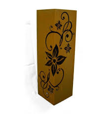 Edelrost Saule Rostsaule Edelweiss Vom Metallmic Metallmichl Edelrost Deko Edelrost