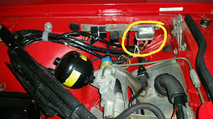 It is bolted to the engine /gearbox adapter plate underneath the manifolds easily got to from the underside. 88 Xjs Starter Relay Location And Ignition Switch Xj S Jag Lovers Forums