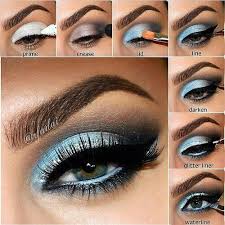 Pin By Brittany Salters On Make Up Sky Blue Makeup Eye Make Up Blue Eye Makeup
