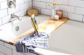 You can hang it on any shower in the bathroom. Diy Bathtub Tray Turn Your Bathroom Into A Spa Love Renovations