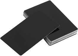 Check spelling or type a new query. Amazon Com Yosoo 50pcs Sliver Sublimation Metal Business Cards Engraved Metal Business Cards Sublimation Blanks 3 4x2 1in Thicknes Black Office Products