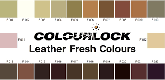 leather colors chart