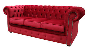 Our chesterfield collection sofa features tufted buttons with overstuffed cushions and a sophisticated velvet upholstery. Chesterfield 3 Seater Malta Red Velvet Sofa