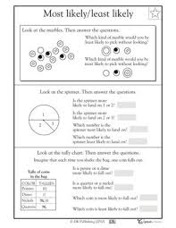 Probability Probability Worksheets Second Grade Math Math Worksheets