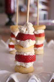 Strawberry Shortcake Skewers Desserts Strawberry Shortcake Kabobs Eat Dessert