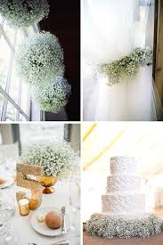 Cómo hacer arreglos florales para bodas y matrimonios. Arreglos Florales Para Boda Con Baby S Breath Encantadores