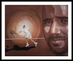Andre Agassi Framed Art Prints for Sale
