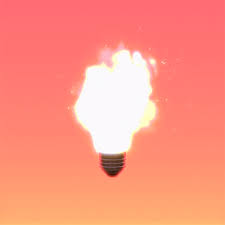 Shattering Lightbulb Gif Created By Motion Addicts Art Book Fair Heroic Journey Fire Animation