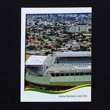 Brazílčania necelý rok po ms musia opraviť štadión v cuiabe. Brasil 2014 No 012 Panini Sticker Stadion Cuiaba 1 Sticker Worldwide