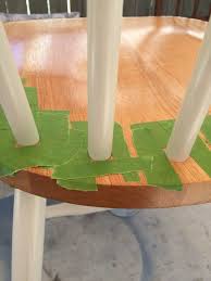 How To Quickly Tape Off Chair Spindles Chalk Paint Dining Chairs Painted Dining Chairs Refinished Chairs
