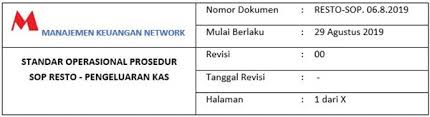 4) layanan dengan indikator komunikasi dan tingkat respon diberikan bobot 20%. Sop Restoran Rumah Makan Format 6 Contoh Lengkap