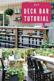 Although the cost of an outdoor deck varies, most quality decks can be constructed for a very affordable price. Diy Deck Bar On A Budget Kaleidoscope Living
