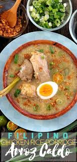 Arroz Caldo Chicken Rice Porridge Recipe Caldo Recipe Rice Porridge Arroz Caldo Filipino Recipe