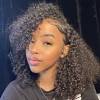 Beautiful dark skin women with curly hair. 3