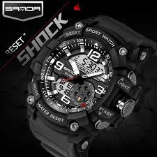 2017 Sanda Dual Display Watch Men G Style Waterproof Led Sports Military Watches Shock Men S Analog Qu Mens Watches Military Watches For Men Mens Sport Watches