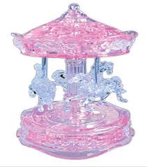 2011 new plastic ps 3d crystal castle diy puzzle packing: 3d Puzzle Carousel Cheap Online