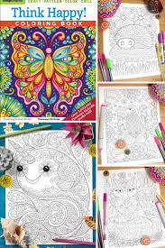 Art From Thaneeya Mcardle S Think Happy Coloring Book Coloring Books Coloring Pages Free Coloring Pages