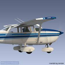 Cessna 172 3d Model Cessna 172 Cessna Cessna 172 Skyhawk