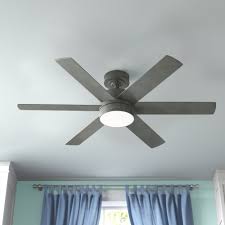 Refine your results by 20% savings with code hunter. Hunter Fan 60 Solaria 6 Blade Led Standard Ceiling Fan With Wall Control And Light Kit Included Reviews Wayfair
