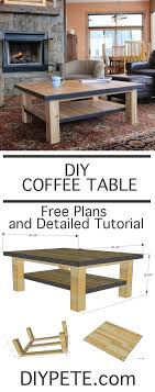32 inches (81 cm) is a good length to try, if you're not sure what size to make it. How To Make A Wood Coffee Table With Steel Accents Coffee Table Wood Diy Coffee Table Coffee Table