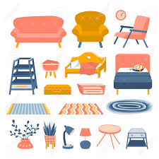 See more ideas about art furniture, contemporary furniture, furniture. Home Decor Set Cute House Plants Furniture And Other Elements For Interior Royalty Free Cliparts Vectors And Stock Illustration Image 116686142