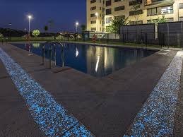 Glow In The Dark Concrete Pooldeck Concrete Pool Pool Pool Decks