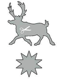 Weihnachtsschablonen zum ausdrucken / die 15 besten ideen zu weihnachtsschablonen weihnachtsschablonen weihnachts schablone stencil für airbrush möbel wand fenster etc. Schablone Elch Und Stern Fensterbild Bastelvorlagen Weihnachten Ausdrucken Weihnachtsschablonen Weihnachtsdruck