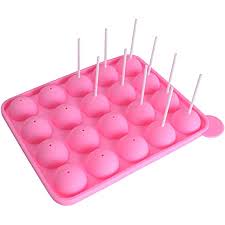 Silicone cake moulds come in varieties and vibrant colours and we are very familiar with aluminium cake cake pop recipe using cake pop mold / christmas cake pops. Ee Eg Silicone Cake Pops Mold Round Circle Lollipop Chocolate Baking Mold Tool Home Garden Com Baking Accs Cake Decorating