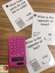 Calculator Word Riddles Calculator Words Teaching Math Elementary Elementary Special Education Activities