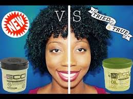 Wash N Go Tutorial Review Eco Style Black Castor Flaxseed Oil Gel W Demo Youtube Eco Styler Gel Natural Hair Styles Wash N Go
