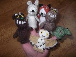 The gruffalo's child knitting pattern by simplytoys13. Knitted Gruffalo Finger Puppets I Made Knitting