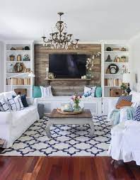 12 Farmhouse Living Rooms That Will Make You Completely Obsessed Farm House Living Room Aqua Living Room Farmhouse Style Living Room
