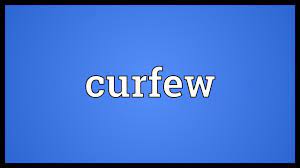 Curfewused as a noun is uncommon. Curfew Meaning Youtube