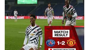 Into the final minute, and psg are lumping it forward. Manchester United Wins Psg 2 1 On First 2020 2021 Champions League Game Tipcrewblog