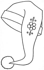 These pumpkin coloring pages are great for halloween, fall, and thanksgiving. Elf Hat Color Page 35 Images Hats Coloring Page Free On Clipartmag Hat Template Crafts Hat Coloring Page At Getcolorings Free Printable