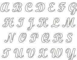 Molde De Letras Do Alfabeto Cursivas Lettering Alphabet Hand Lettering Alphabet Lettering Esta precisando de moldes de letras grandes usar em cartazes, separei para você um molde de letra do alfabeto para usar na sala de aula.