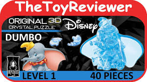 Check spelling or type a new query. Original 3d Crystal Puzzle Dumbo Elephant 40 Pieces Bepuzzled Unboxing Toy Review By Thetoyreviewer Youtube