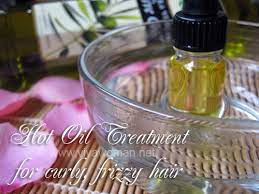 Hot oil treatment can nourish your damaged, dry and brittle hair. Diy Beauty Hot Oil Treatment For Curly Frizzy Hair