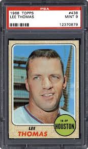 Lee Thomas Autographed Baseball Card (Los Angeles Angels 67) 1964