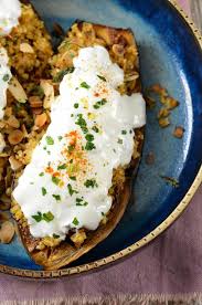Aubergine Farcie Au Chermoula Et Boulgour Recette Aubergines Farcies Recette Aubergine Farcie Boulghour
