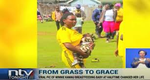 Check spelling or type a new query. Ntv Kenya Viral Photo Of Winnie Kamau Breastfeeding Her Baby At Halftime Changes Her Life Link Http Ow Ly U7jr50efcqx Facebook
