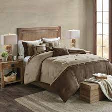 If you like rustic comforter sets, you might love these ideas. Amazon Com Madison Park Boone Comforter Set Rustic Cabin Lodge Faux Suede Design All Season Down Alternative Cozy Bedding With Matching Bedskirt Shams Decorative Pillow King 104 X92 Brown 7 Piece Home Kitchen